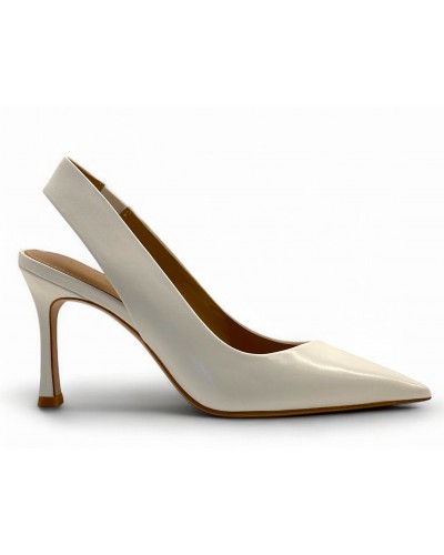 1 - Decoltè CafèNoir NA4022 scarpe donna grigio osso
